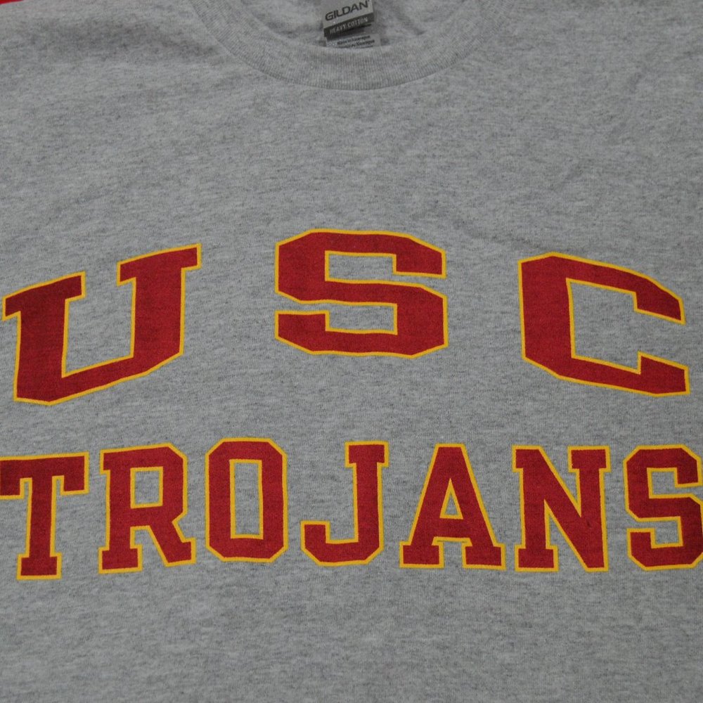 USC Trojans Heathered Gray Campus T-Shirt Size S (New)L